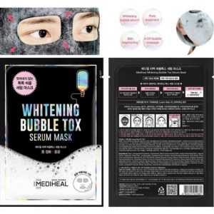 Masca faciala pentru curatare Whitening Bubble Tox Serum Mask | Mediheal